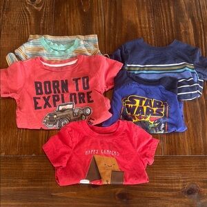 Kids Graphic T-Shirts - Red and Blue